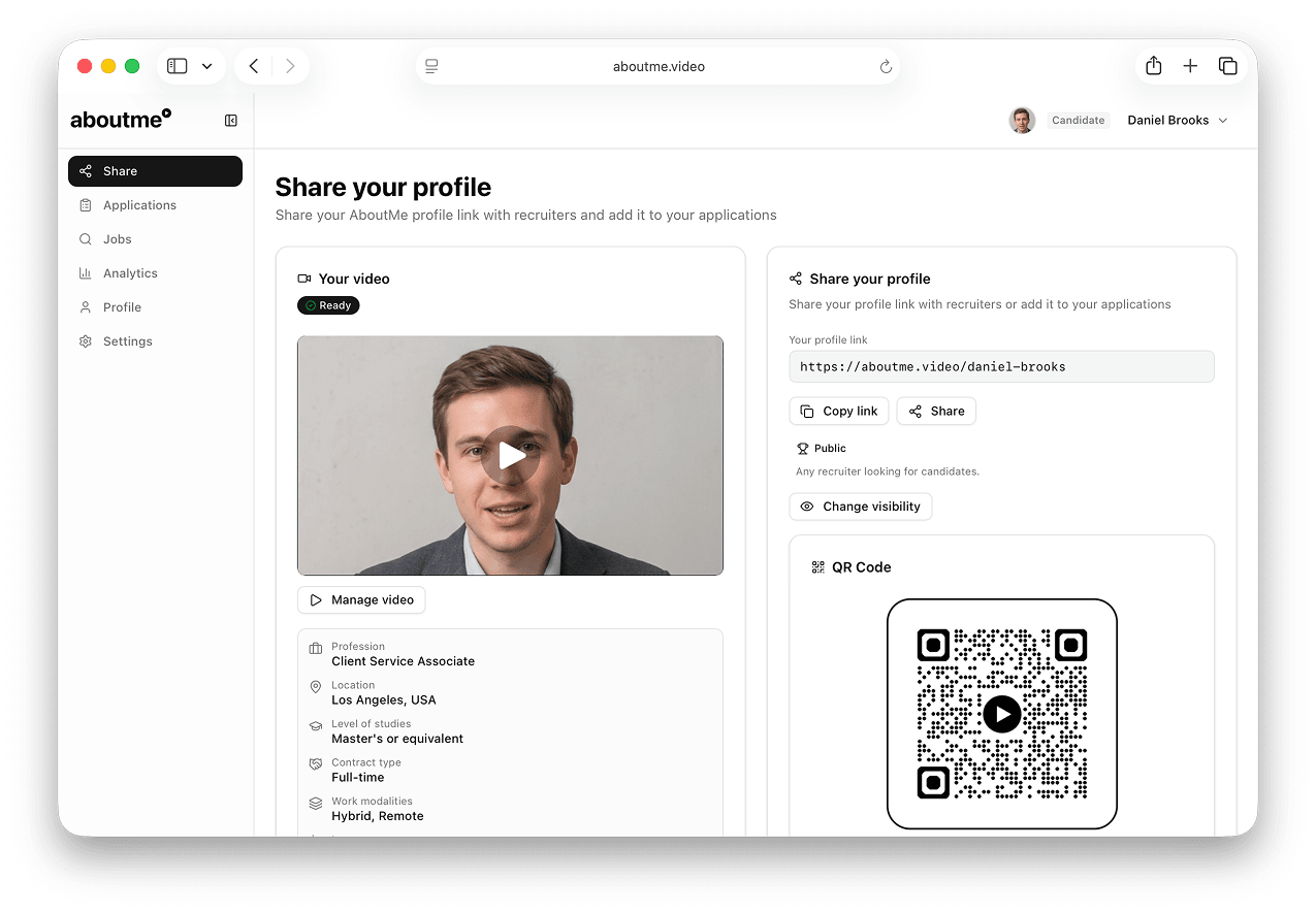 How businesses see your candidate profile